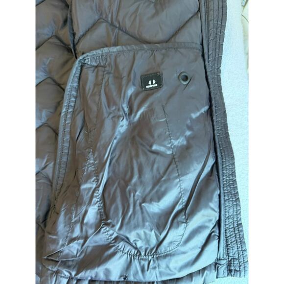 Calvin Klein Premium Down headphone Quilted black funnel Puffer Vest Jacket XXL - Picture 5 of 8